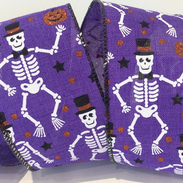 Wired Skeletons,Glitter Top Hats, Bow Ties, Halloween Wreaths,Crafts.School Holiday Projects  Wreath Bow