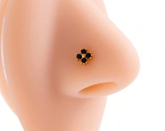 Heart Nose Ring | L-rod stud Nose Ring | Nose Studs | Stainless Steel