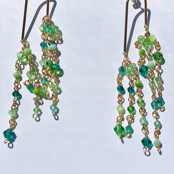 Bead Earrings - Handmade | Gift for Her | Chandelier Earrings | Dangle and Drop