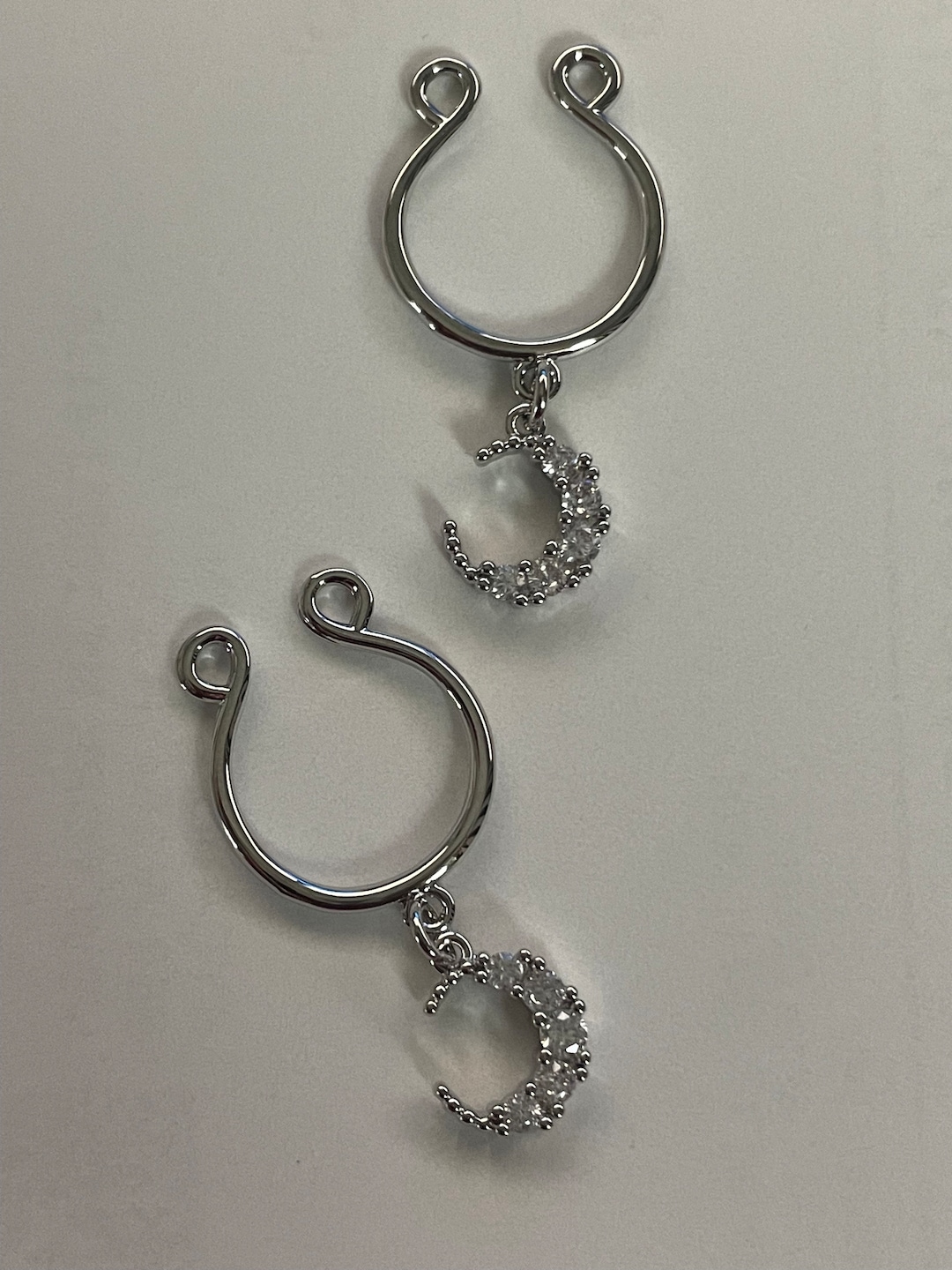 Faux Nipple Ring Fake Nipple Ring Body Jewelry Nipple Etsy