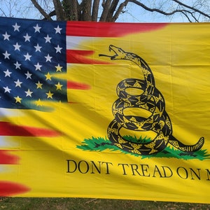 Don&#39;t Tread On Me, Gadsden Flag, Snake, USA, 1776, We The People, American Revolution, Trump