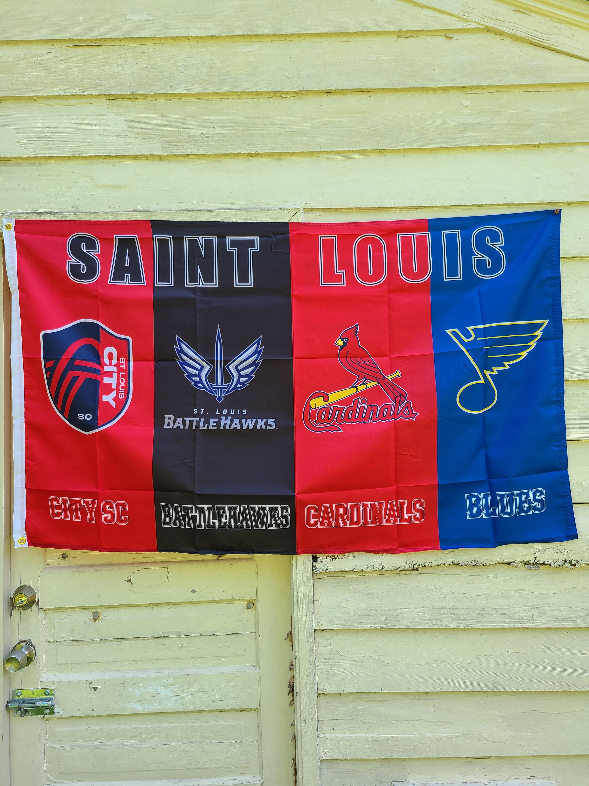 St Louis Blues Banner Garden Flag  St louis blues, Blue banner, Blues