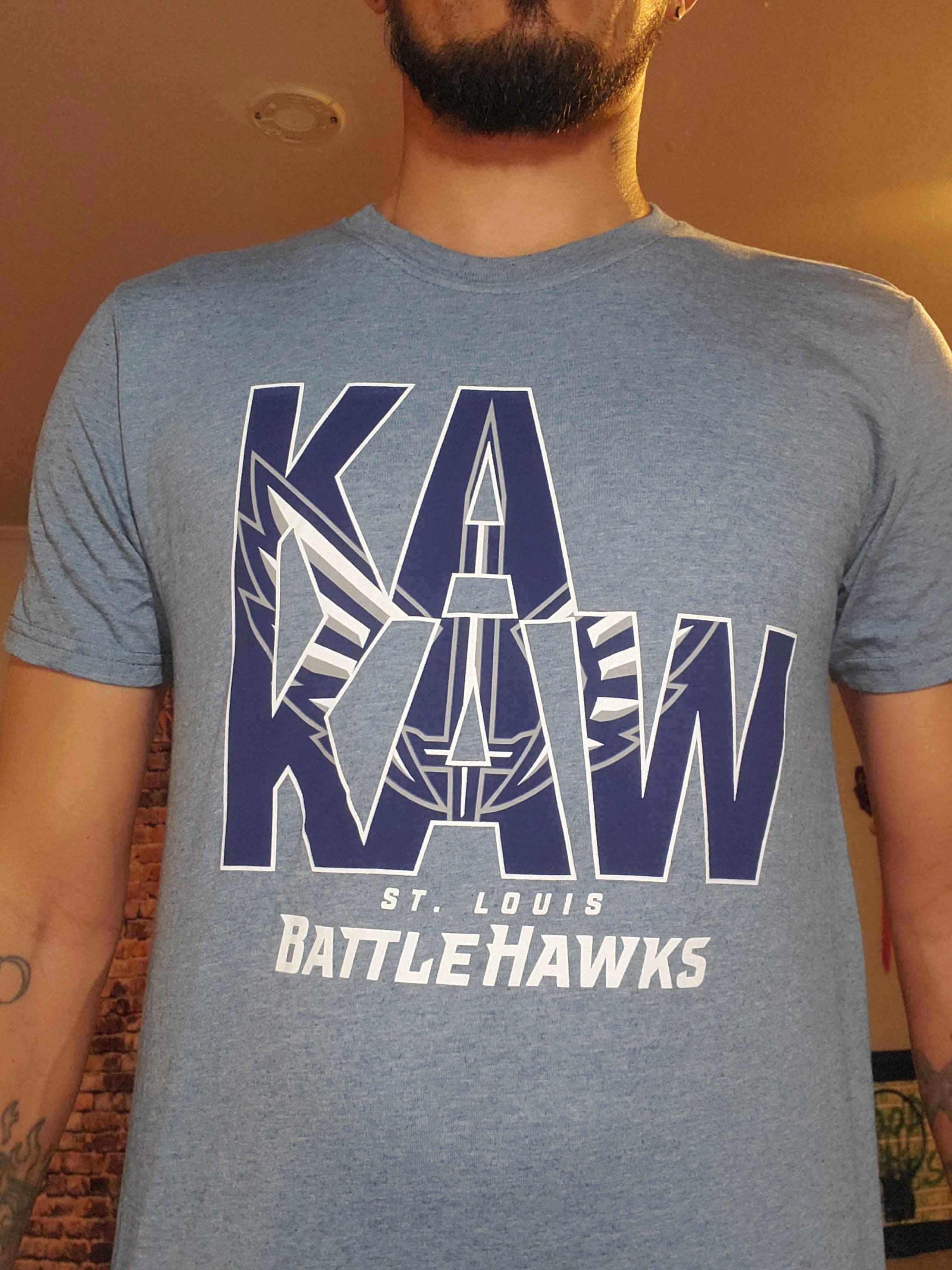 St. Louis Battle Dome Football Ka-Kaw Funny Hawk T-Shirt St. Louis Battle Dome Football Ka-Kaw Funny Hawk T-Shirt