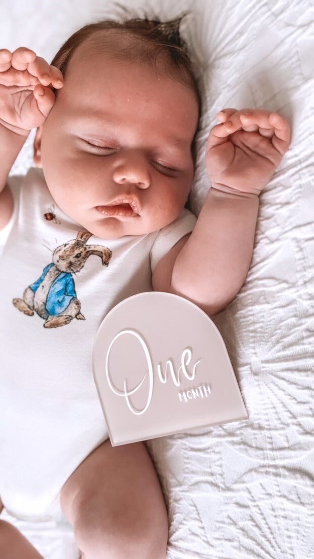Arched Acrylic Baby Milestone Discs: Photo Prop Set - Etsy Australia