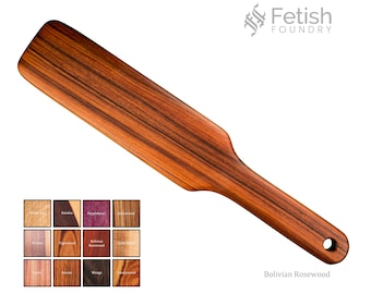 The Classic | Hardwood BDSM Spanking Paddle | S&M, Impact Play, Punishment, Kink, Discipline | Fetish Foundry