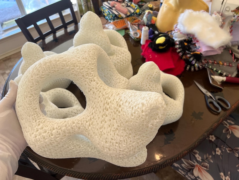 Sam the Canine, Toony Foam Furry Fursuit Head Base for Fursuiting, For Furries and Cosplay - DIY - fhb11 - FurryBay image 6