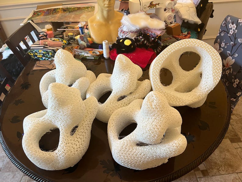 Sam the Canine, Toony Foam Furry Fursuit Head Base for Fursuiting, For Furries and Cosplay - DIY - fhb11 - FurryBay image 8