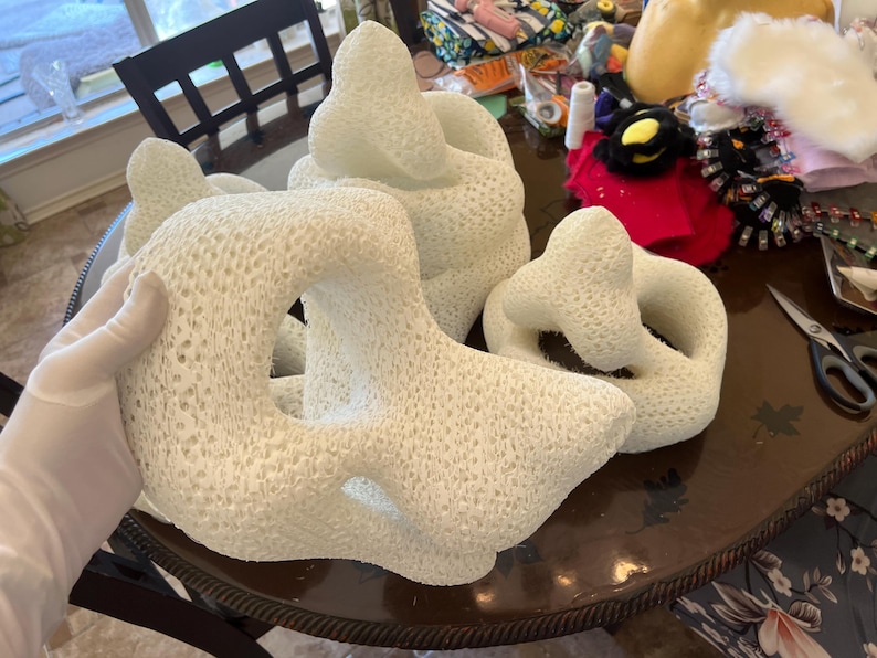 Sam the Canine, Toony Foam Furry Fursuit Head Base for Fursuiting, For Furries and Cosplay - DIY - fhb11 - FurryBay image 7