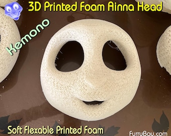 3D Printed Ainna the Kemono, Furry Fursuit Foam Full Head Base for Fursuiting, For Furries and Cosplay – DIY – fhb2 - FurryBay