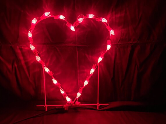 Lighted Hearts Tree Topper for Valentine's With LED Lights 