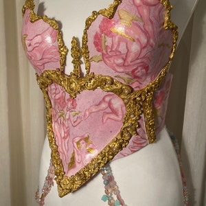 Custom Porcelain Corset With Beading - Etsy