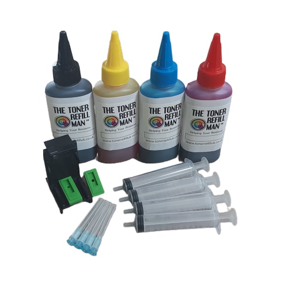harpun lotus Diligence Ink Cartridge Refill Kit and Tool for Use in HP 343 HP 338XL - Etsy