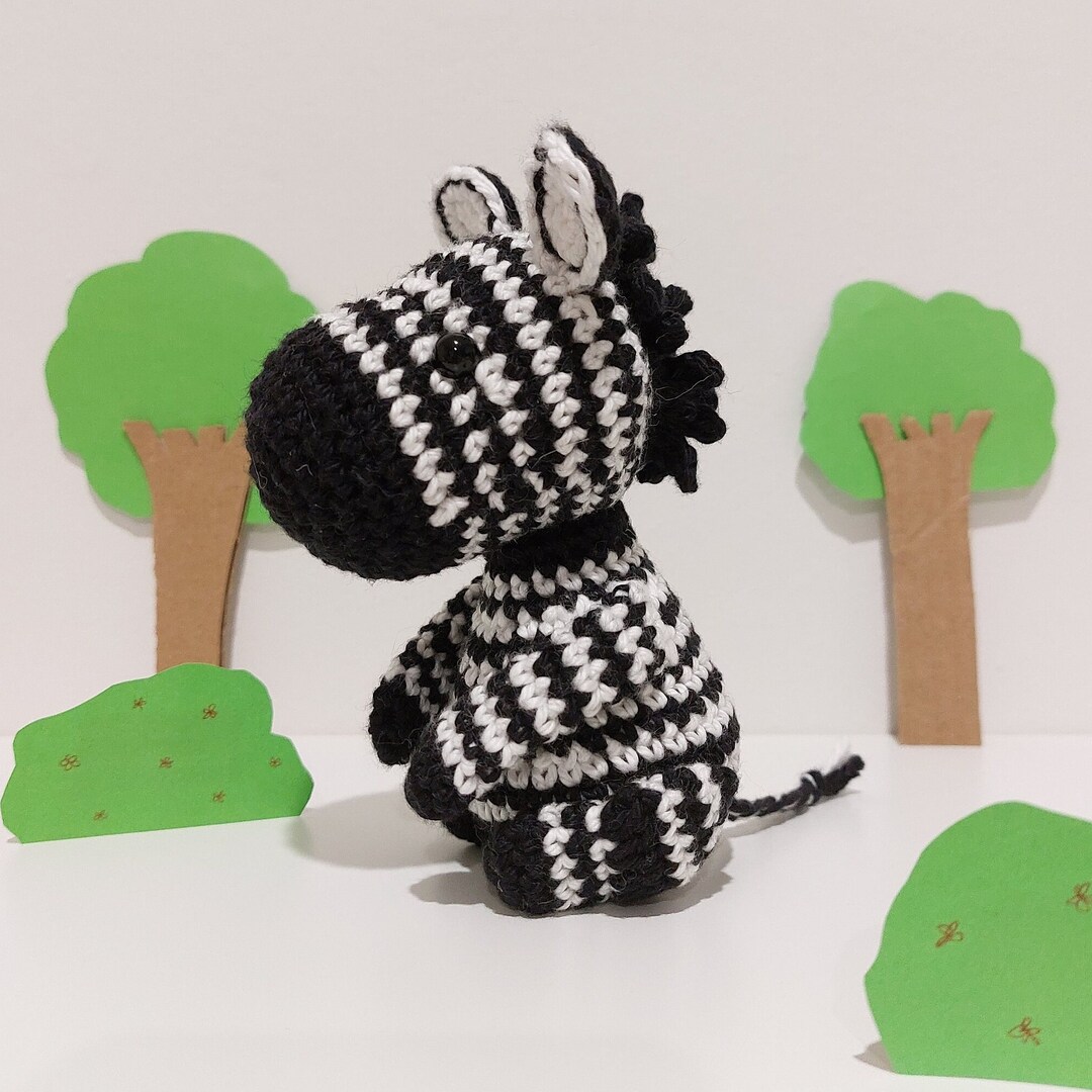 Zerry the Zebra Crochet Zebra Toy Amigurumi Zebra Etsy Australia