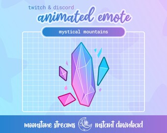 Animated Magic Crystal Emote | Twitch | Discord | Mystic Mountain Theme