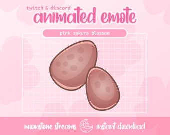 Animated Cherry Blossom Seeds Emote | Twitch | Discord | Pink Sakura Theme