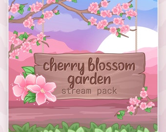 Cherry Blossom Stream Pack: Pink Sakura Theme (Digital)