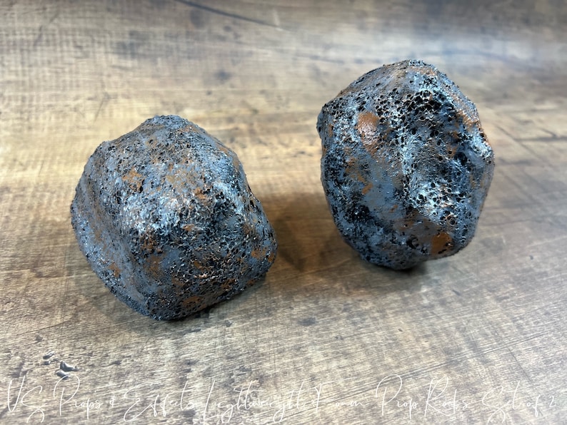 Lightweight Foam Prop Rocks Set of 2 Etsy