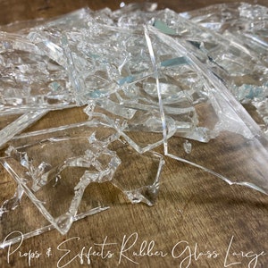 Rubber Glass Large Pieces