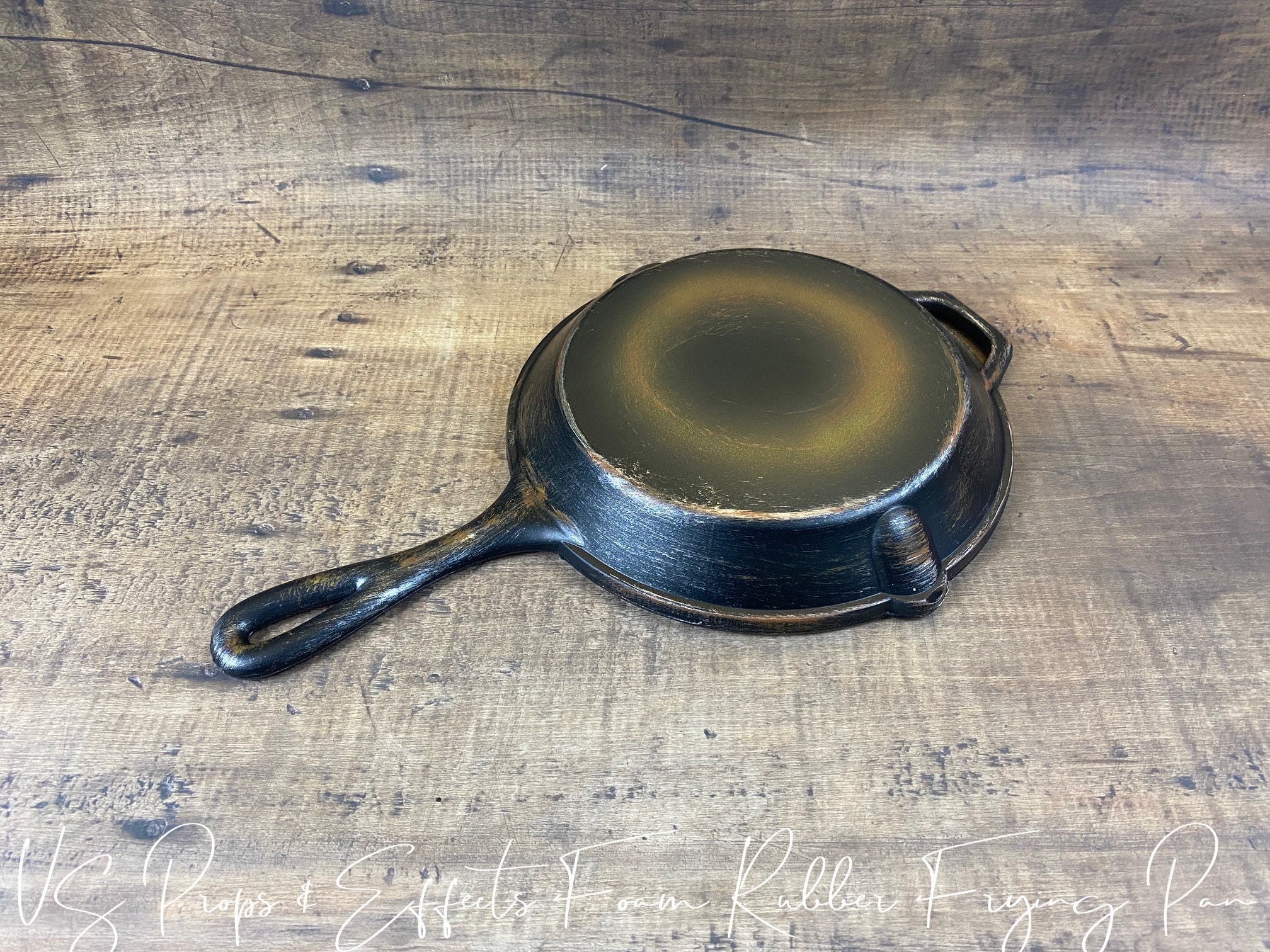 Cast Iron Black Foam Rubber Frying Pan Iron Skillet Replica Prop