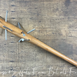 Foam Bat with Fake Nails Prop