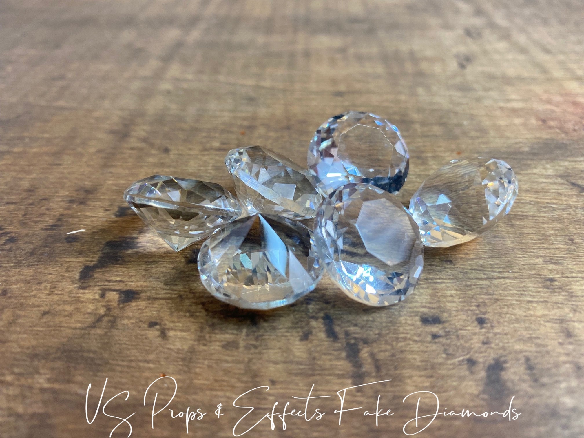 Diamond Diamonds Acrylic Wedding Fake Jewels Artificial Clear Decor Large  Paperweight Table Rhinestones Gemstones Pirate 
