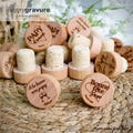 Personalized wooden bottle stopper - Wedding, parties, events product logo
