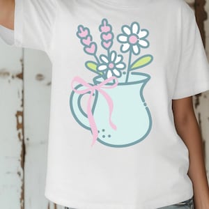 Comfort Colors® Boho Cottagecore Tshirt, Wildflowers T shirt, Vintage Pressed Flowers Shirt, Botanical Floral Tee, Gift for Gardener, Floral