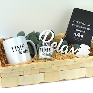Geschenkset &quot;Relax&quot; // Wellness zu Hause // Entspannungsbox // Time to relax
