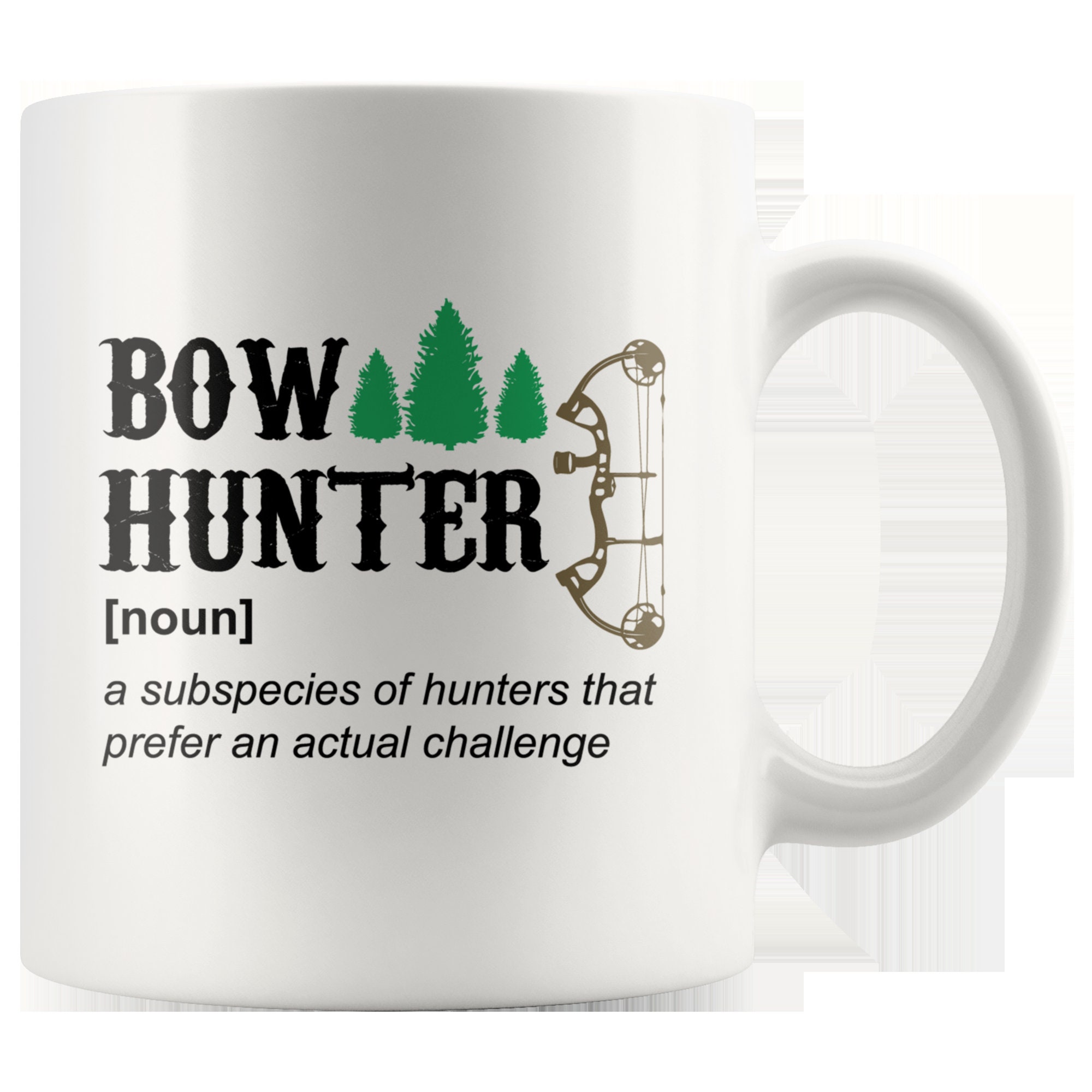 Bow Hunter Definition Mug, Bow Hunter Gift, Gift for Hunter, Deer