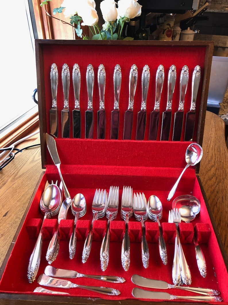 INTERNATIONAL SILVER STERLING Prelude 12 Place Settings 75 Pieces Etsy