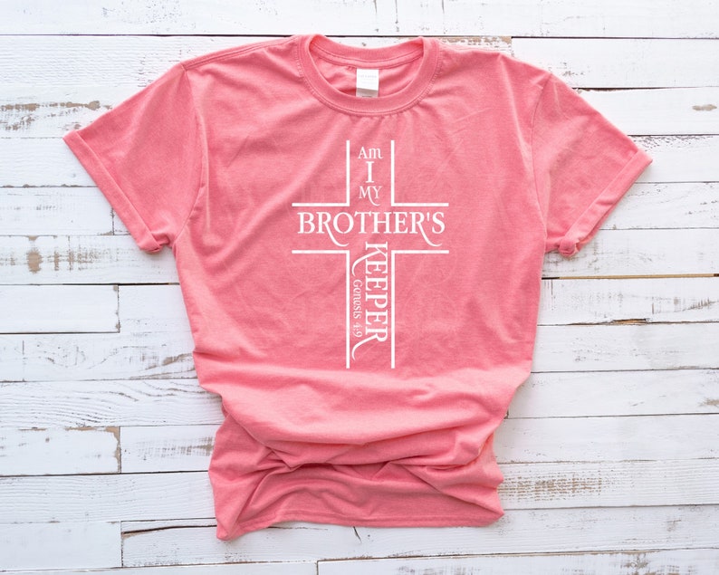 Am I My Brother's Keeper Cross SVG PNG Jpg Pdf Etsy