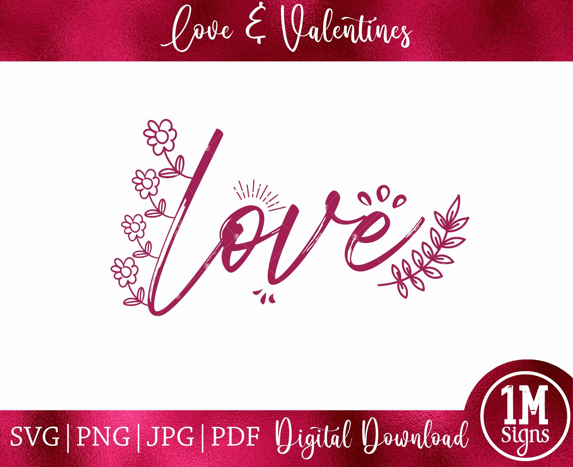 Valentine Love SVG, Love Script Svg Cricut, Valentine Word Svg, Love ...