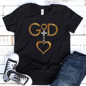 Dios es amor SVG PNG Arte digital, silueta Cricut, archivo de corte, letrero de granja SVG