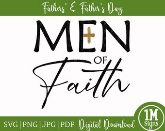 Men Of Faith SVG, Mens Ministry SVG, Christian Men Shirt Design