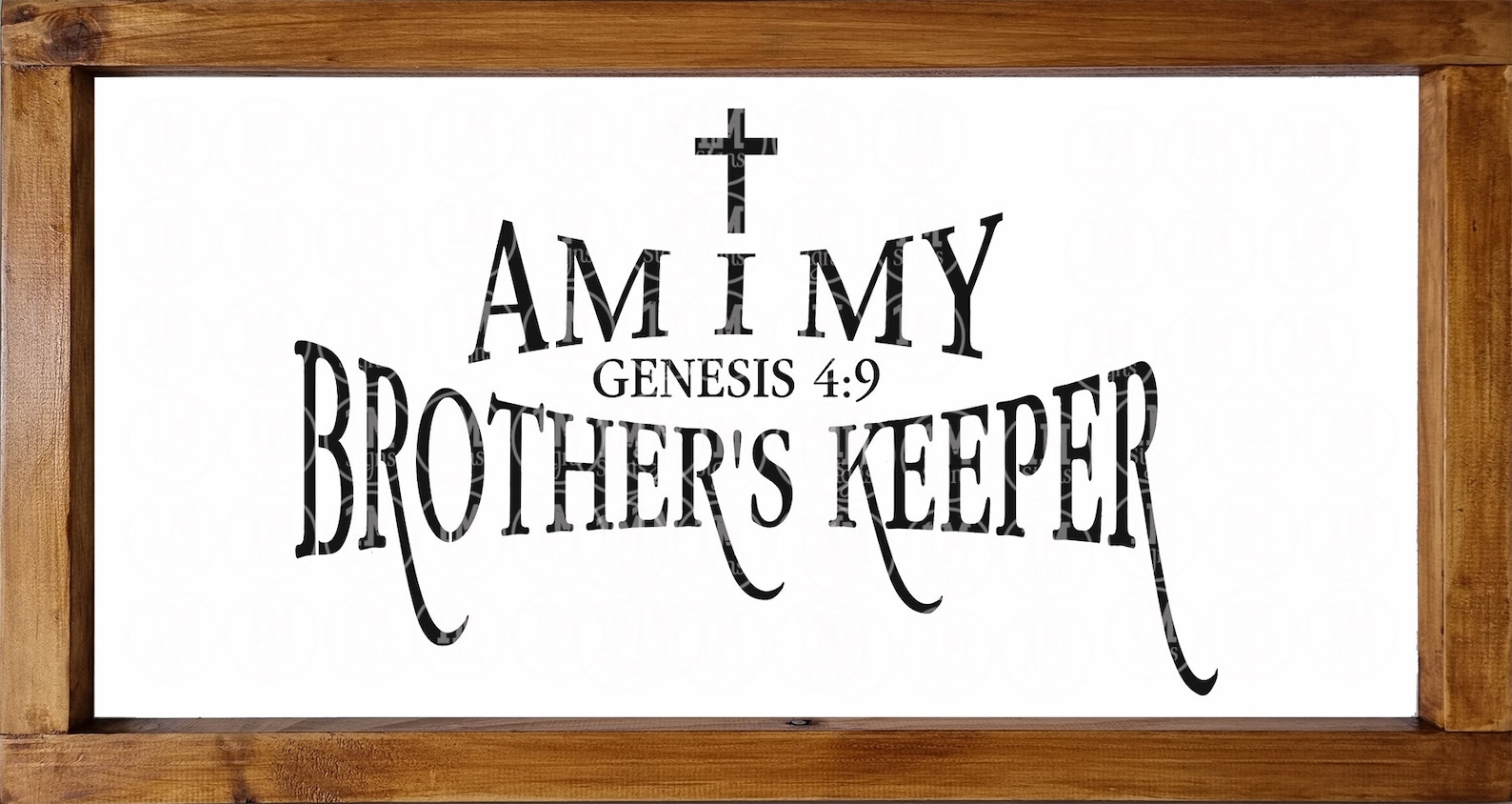 Am I My Brother's Keeper 2.0 SVG & PNG Silhouette Etsy