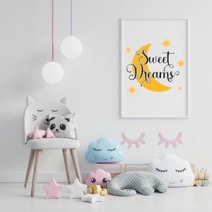 Dulces sueños SVG Sueños SVG Png Jpg Pdf Cricut Silhouette Cutting Machine, Dicho, Sueño SVG, Letrero de granja, Archivo de corte