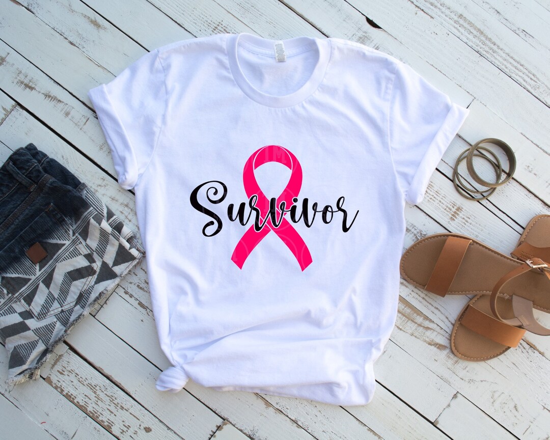 Surviving Cancer Ribbon Survivor Cancer Ribbon SVG PNG JPG Pdf Digital Download Silhouette ...