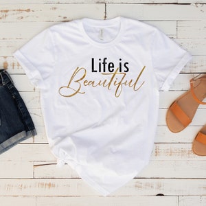 La vita è bella SVG Bella vita SVG Png Jpg Pdf Download digitale Silhouette Cricut, cartello fattoria Svg, file di taglio, file di stampa
