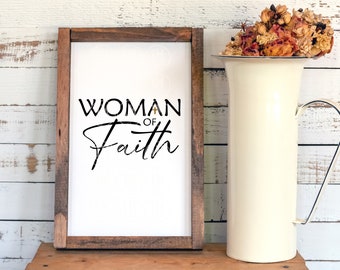 Woman of Faith SVG, Christian Mom SVG, Faith Mother Quote