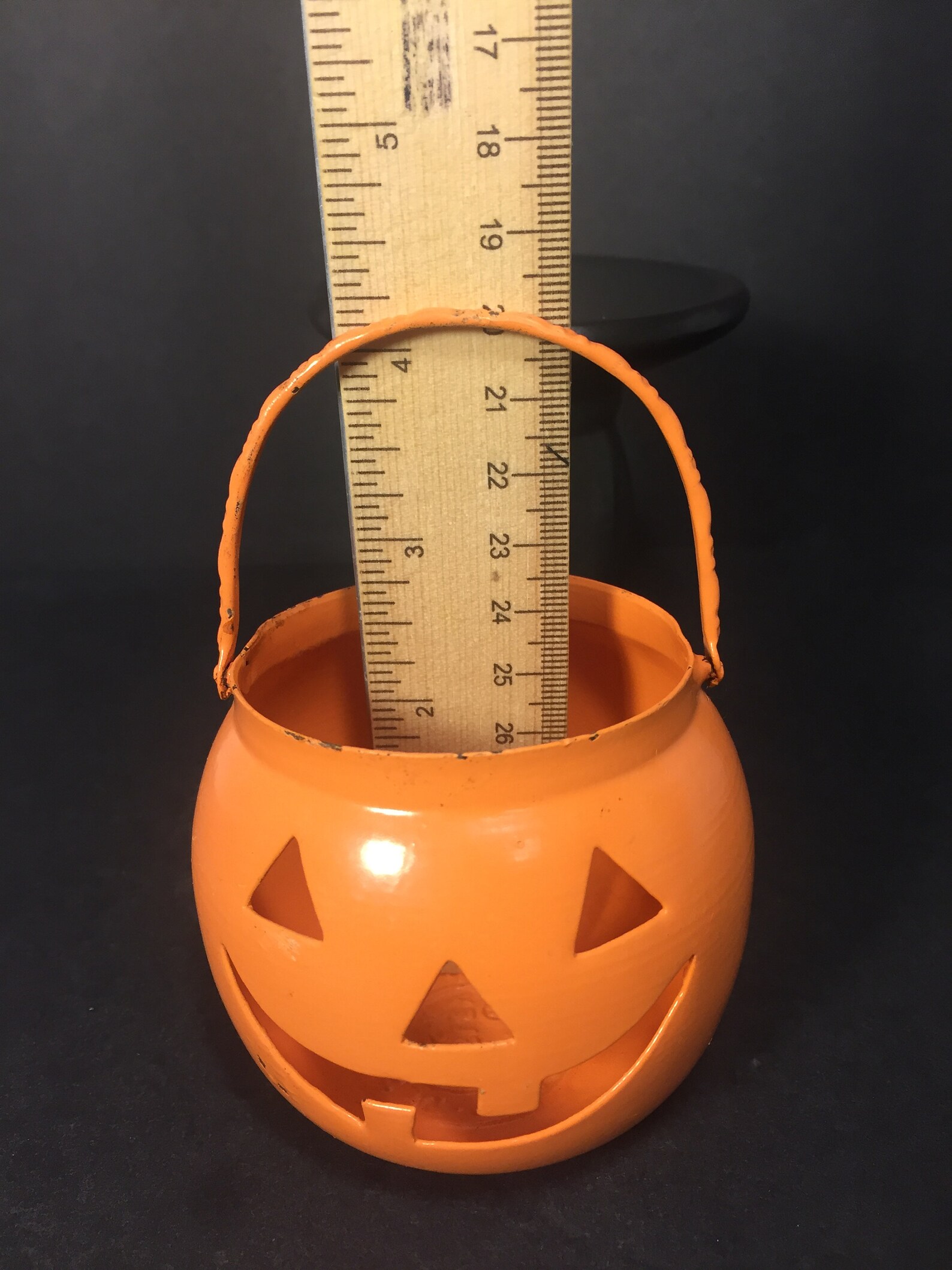 Hosley Metal Jack O Lantern Tea Light Holder Vintage USA Etsy
