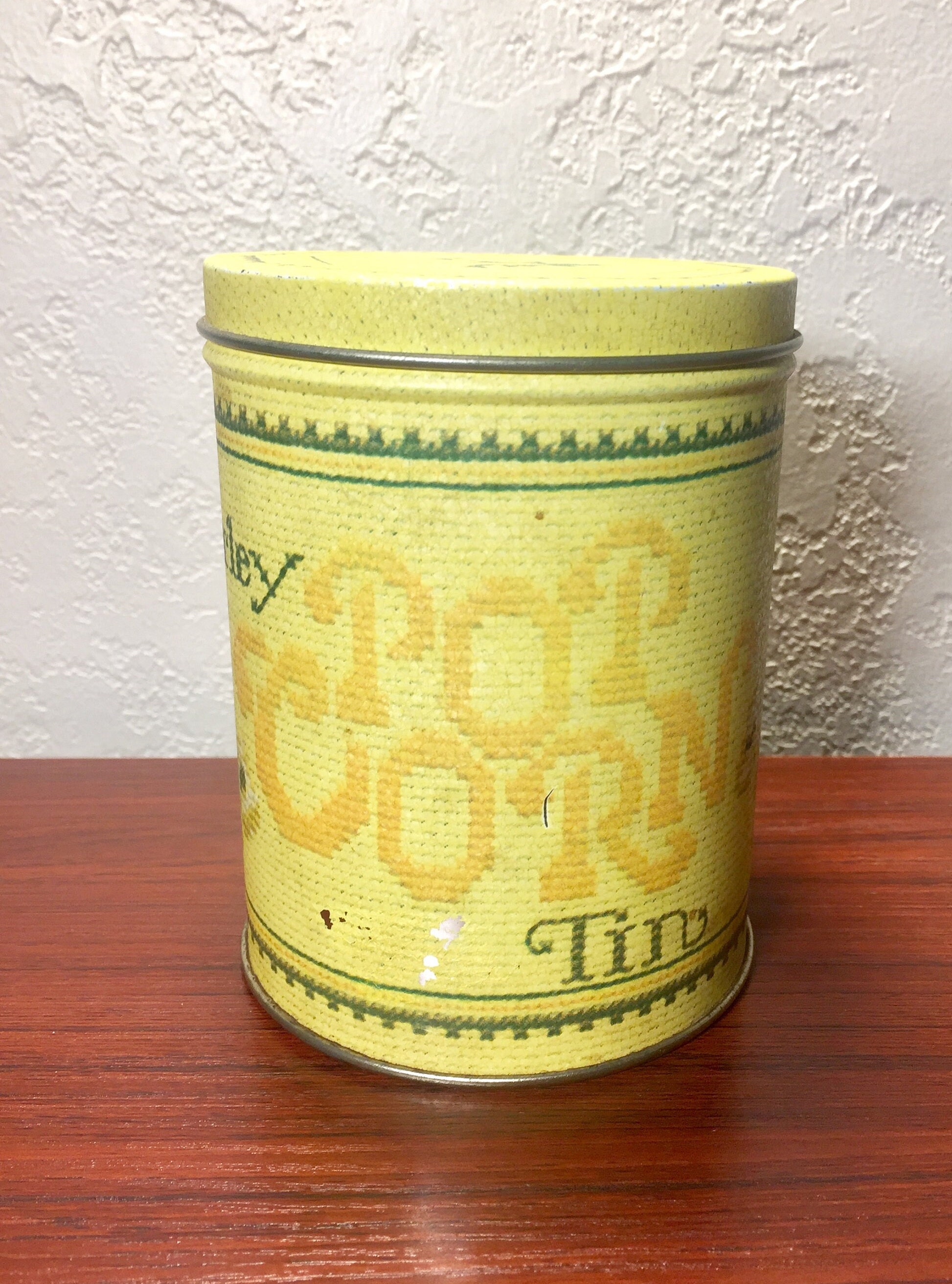 Vintage Morley Gourmet Popping Corn Tin East Detroit Michigan Etsy