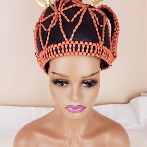 Africa bridal crown | okuku crown | Edo wedding accessories | Nigeria bridal | ready to wear crown