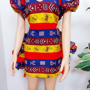 Africa Wax Print Mimi dress | Africa women fashion
