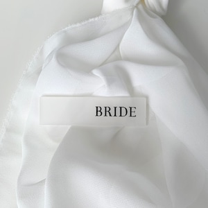 Acrylic wedding place cards, frosted acrylic name card, simple elegant rectangle custom name, minimalist seat chart, clear escort cards,