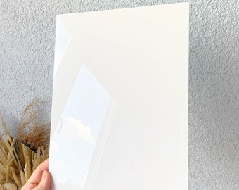 Acrylic blank table sign, clear rectangle sign, rectangle acrylic blank, blank for crafting, plastic whole sale blanks, sign diy