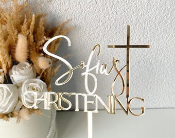 Taufe Cake Topper, Acryl Tortenstecker Taufe, Cake Topper Taufe, Kuchentopper, Taufe Cake Topper, Taufe Kuchen Topper, Taufe Kuchen Topper, Taufe Kuchen Topper