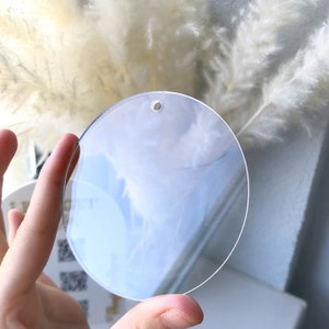 10er Set Acryl Kreis Christbaumschmuck, Rohling, Christbaumschmuck, Christbaumschmuck, Christbaumschmuck, Christbaumschmuck