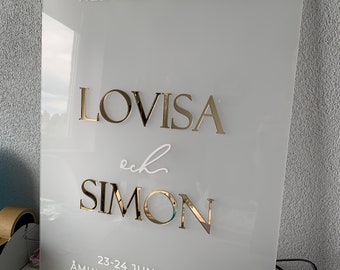 Acrylic adhesive letter, acrylic letter gold acrylic alphabet, adhesive gold mirrror number, gold letters glue