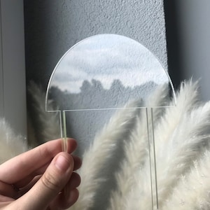 Set di 5 topper per torta in acrilico BLANK, semicerchio in acrilico vuoto, topper per torta vuoti, topper per torta ad arco vuoto, arco in acrilico vuoto, topper per torta vuoto all'ingrosso