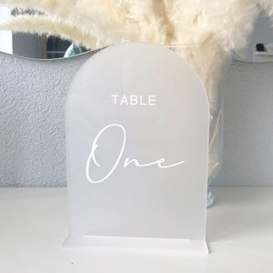 Acrylic table number, arch table numbers, arch wedding table numbers, acrylic numbers sign, wedding sign, arch wedding decor,